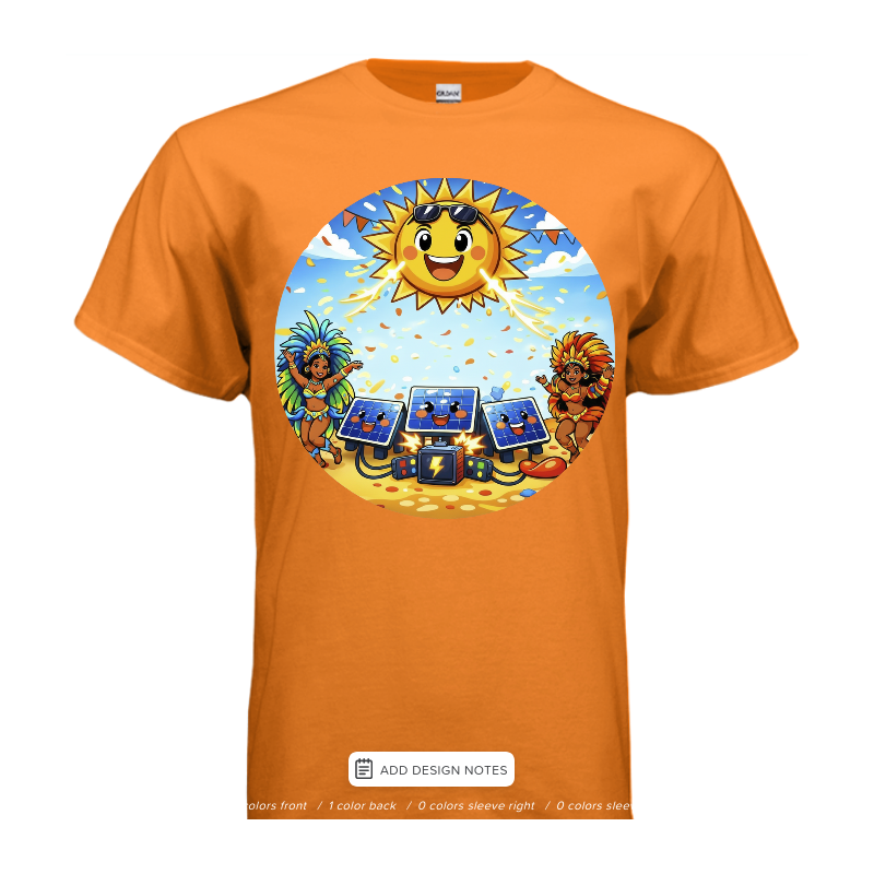 Solar Energy - Soleil la cho - Safety Orange