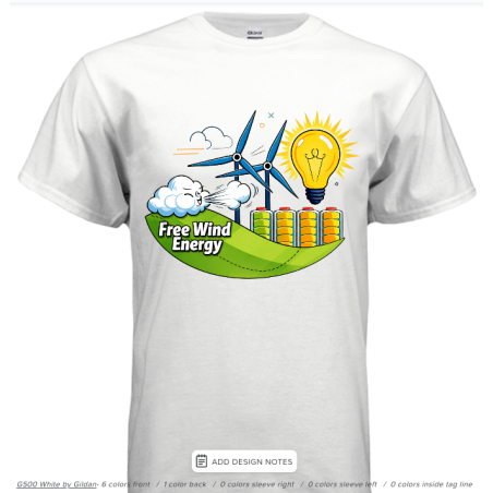 Wind Power - Gone with the Wind - White
