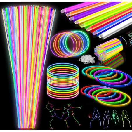 Led Glow in The Dark Necklaces